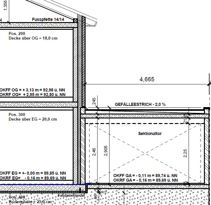 BAU.DE / BAU-Forum: 1. Bild zu Frage "Garage auf Hausbodenplatte: Risiken, Statik & Sanierungskosten?" im BAU-Forum "Architekt / Architektur" BAU.DE / BAU-Forum: 1. Bild zu Frage "Garage auf Hausbodenplatte: Risiken, Statik & Sanierungskosten?" im BAU-Forum "Architekt / Architektur"