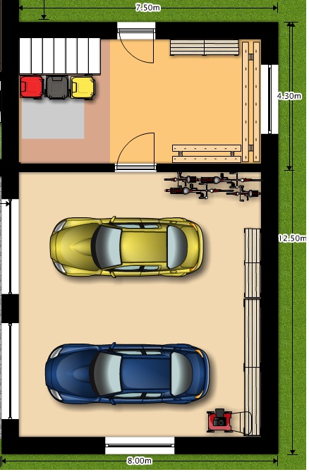 BAU.DE / BAU-Forum: 1. Bild zu Frage "Garagen-Keller-Verbindung: Treppenzugang, Lastenaufzug & Deckendurchbruch – Machbarkeit prüfen?" im BAU-Forum "Architekt / Architektur" BAU.DE / BAU-Forum: 1. Bild zu Frage "Garagen-Keller-Verbindung: Treppenzugang, Lastenaufzug & Deckendurchbruch – Machbarkeit prüfen?" im BAU-Forum "Architekt / Architektur"