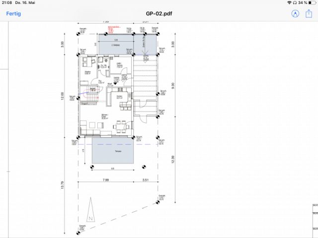 BAU.DE / BAU-Forum: 2. Bild zu Antwort "Terrassenplanung: Schiebetür versetzen für optimale Größe" auf die Frage "Baufenster überschreiten mit Terrasse in Hessen? Regeln, Möglichkeiten & Ausnahmen" im BAU-Forum "Architekt / Architektur" BAU.DE / BAU-Forum: 2. Bild zu Antwort "Terrassenplanung: Schiebetür versetzen für optimale Größe" auf die Frage "Baufenster überschreiten mit Terrasse in Hessen? Regeln, Möglichkeiten & Ausnahmen" im BAU-Forum "Architekt / Architektur"