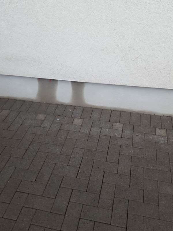 BAU.DE / BAU-Forum: 2. Bild zu Frage "Nasse Fassade & Rinnsal am Kellersockel: Ursachen, Sanierung & Kosten?" im BAU-Forum "Außenwände und Fassaden" BAU.DE / BAU-Forum: 2. Bild zu Frage "Nasse Fassade & Rinnsal am Kellersockel: Ursachen, Sanierung & Kosten?" im BAU-Forum "Außenwände und Fassaden"