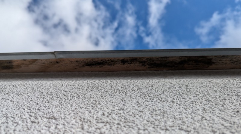 BAU.DE / BAU-Forum: 1. Bild zu Frage "Schwarze Flecken Bauholz Garage: Schimmel oder harmlose Verfärbung? Ursachen & Sanierung" im BAU-Forum "Außenwände und Fassaden" BAU.DE / BAU-Forum: 1. Bild zu Frage "Schwarze Flecken Bauholz Garage: Schimmel oder harmlose Verfärbung? Ursachen & Sanierung" im BAU-Forum "Außenwände und Fassaden"