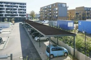 Photovoltaik Parkplatzüberdachungen: Nachhaltige Architektur für die urbane Energiewende Photovoltaik Parkplatzüberdachungen: Nachhaltige Architektur für die urbane Energiewende