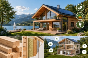 Nachhaltige Ferienimmobilien: Warum Holzbauweise, Dämmung und Energieeffizienz an Bedeutung gewinnen - Bild: BauKI / BAU.DE Nachhaltige Ferienimmobilien: Warum Holzbauweise, Dämmung und Energieeffizienz an Bedeutung gewinnen - Bild: BauKI / BAU.DE