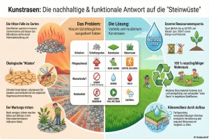 Kunstrasen statt Schottergarten: Moderne Wege zum pflegeleichten und nachhaltigen Garten - Bild: BauKI / BAU.DE Kunstrasen statt Schottergarten: Moderne Wege zum pflegeleichten und nachhaltigen Garten - Bild: BauKI / BAU.DE