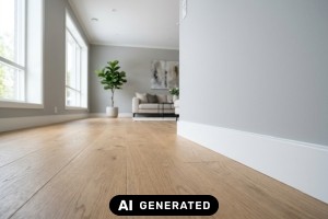 Sockelleisten richtig auswählen und verlegen - Bild: KI-generiert / BAU.DE Sockelleisten richtig auswählen und verlegen - Bild: KI-generiert / BAU.DE