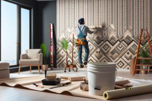 Vliestapete streichen: Das gilt es zu beachten - Bild: BauKI / BAU.DE Vliestapete streichen: Das gilt es zu beachten - Bild: BauKI / BAU.DE